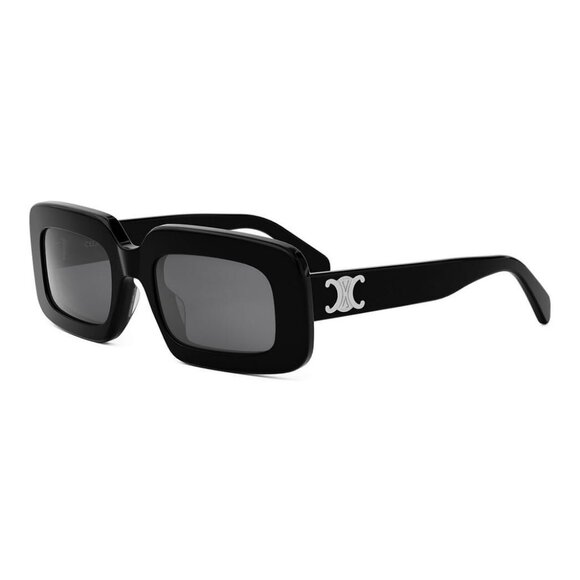 New CELINE Triomphe Black Square CL40313U 01A Sunglasses Women - Picture 1 of 3